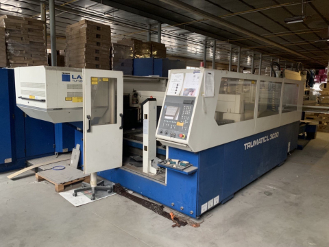 Technologické pracovisko Laser centrum Trumatic L3030, laser TLF 4000 turbo, TRUMPF 3030 s automatickým podávaním LiftMaster. 