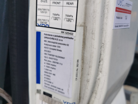 Špeciálne nákladné vozidlo zn. FUSO Canter