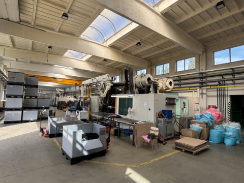 Výrobný areál v priemyselnej časti mesta Senica